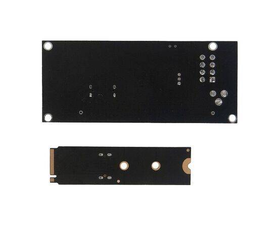 Переходник для SFF-8612 Oculink в M.2 NVMe eGPU + плата с доп питанием и разъемом PCIe x16 и SFF-8611 + кабель данных / NFHK N-8611Y-A N-PU01, изображение 2