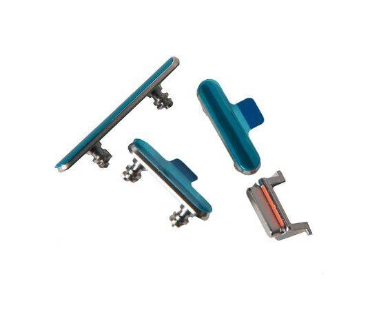 Набор боковых кнопок iPhone X серебристый