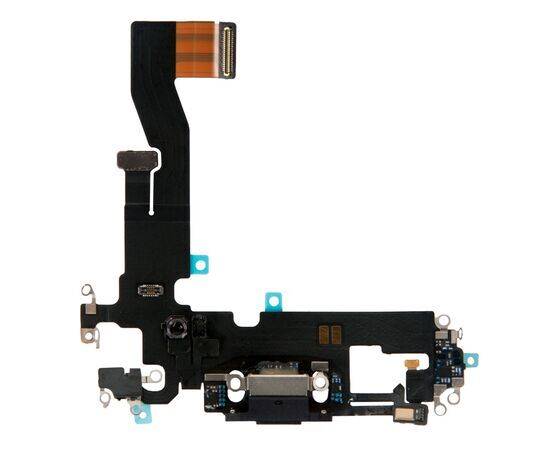 Шлейф зарядки нижний iPhone 12 / 12 Pro черный / 821-02627 / разбор