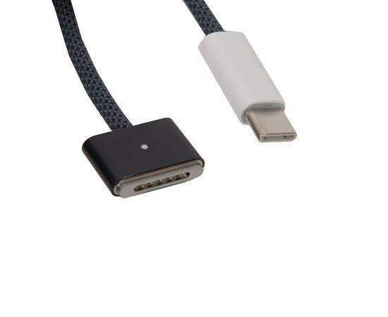 Зарядный кабель USB-C с магнитным разъемом MagSafe 3 Midnight 2m / OEM, изображение 2