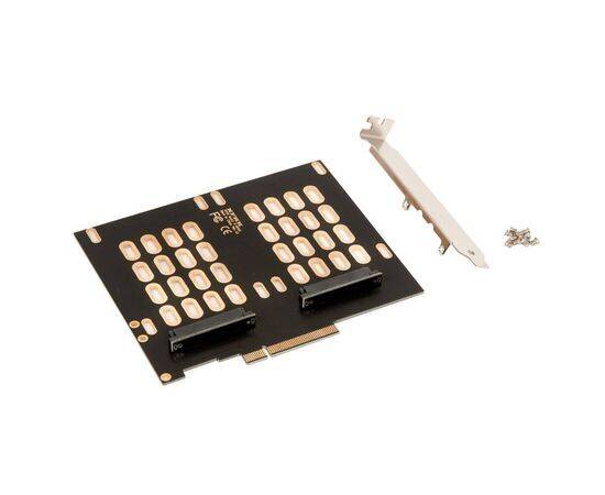 Плата расширения на 2 порта U.2 SFF-8639 на разъем PCIe x8 / NFHK N-8639X, изображение 3