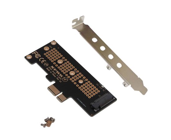 Плата расширения для SSD M.2 NVMe в разъем PCIe x1 / NFHK N-M2X1-4U, изображение 4