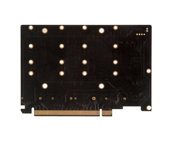 Плата расширения на 4 порта SSD M.2 NVMe в разъем PCIe x16 / NFHK N-R11F, изображение 2