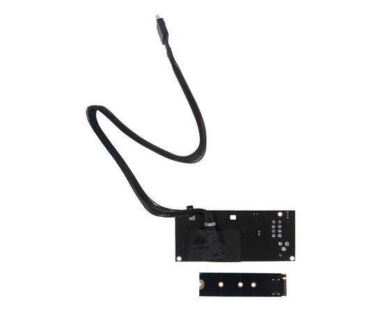 Переходник для SFF-8612 Oculink в M.2 NVMe eGPU + плата с доп питанием и разъемом PCIe x16 и SFF-8611 + кабель данных / NFHK N-8611C N-PU03, изображение 2