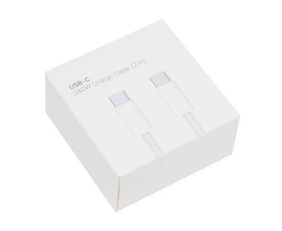 Кабель USB-C ↔ USB-C 240W 2m плетеный для iPhone 15 / ORIG, изображение 2
