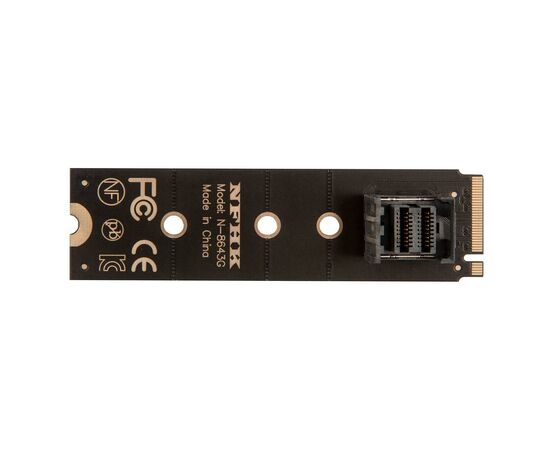 Переходник для 1 порта SATA/SAS SFF-8643 на M.2 NVMe / NFHK N-8643G