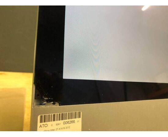 Матрица LM270WQ1 (SD)(F1) iMac 27 A1419 Late 2012 Late 2013 со стеклом / LG / класс C, изображение 3