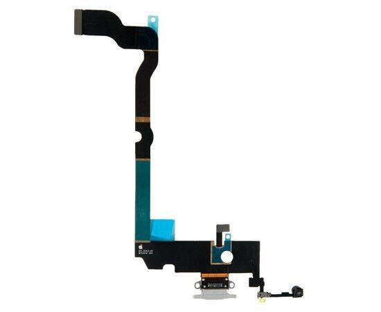 Шлейф зарядки нижний iPhone XS Max серый / 821-01415, изображение 2