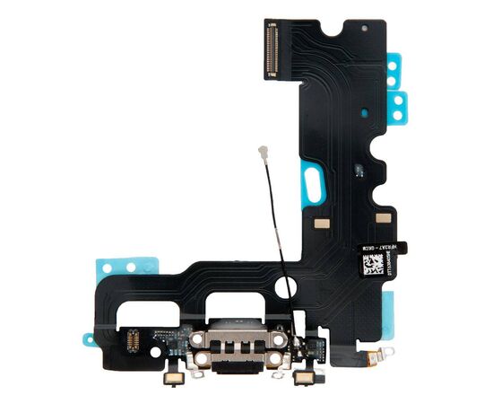 Шлейф зарядки нижний iPhone 7 черный / 821-00270