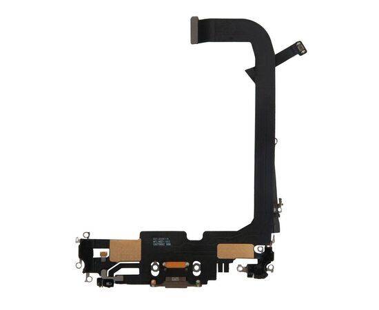 Шлейф зарядки нижний iPhone 13 Pro Max золото / 821-03241 / разбор, изображение 2