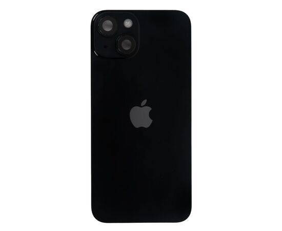 Задняя крышка в сборе с беспроводной зарядкой и шлейфами iPhone 14 черный / разбор