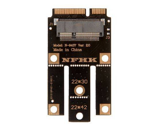 Переходник для M.2 A/E на SSD mSATA / NFHK N-9437E-G