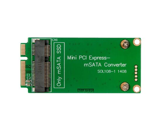 Переходник для SSD mSATA для установки в разъем miniPCIe / NFHK N-ASUS