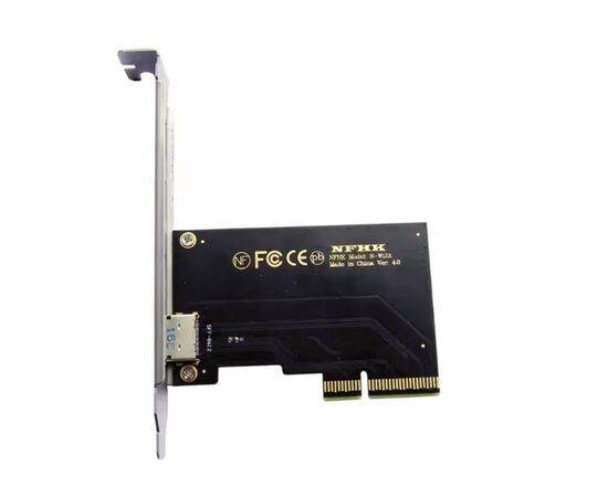 Плата расширения на 1 порт Oculink SFF-8612 в разъем PCIe x4 / NFHK W12A-4U