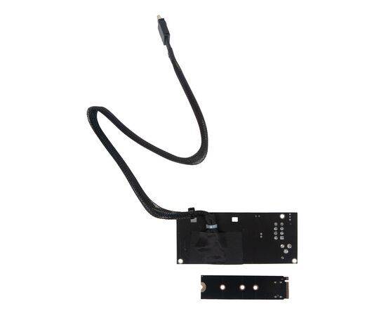 Переходник для SFF-8612 Oculink в M.2 NVMe eGPU + плата с доп питанием и разъемом PCIe x16 и SFF-8611 + кабель данных / NFHK N-8611C N-PU03, изображение 2