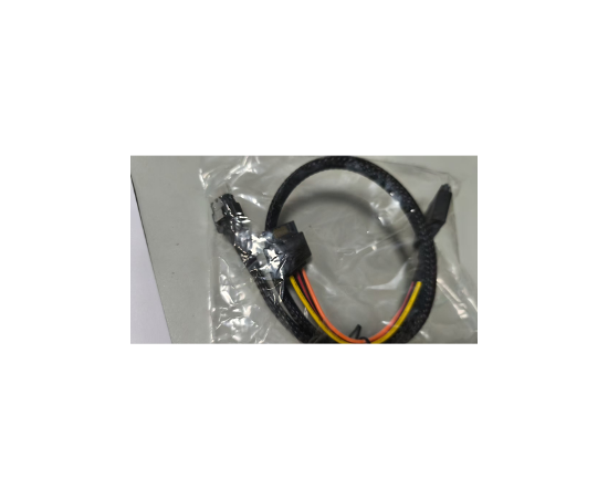 Кабель SlimSAS SFF-8654 8i — 2x U.2 SFF-8639 с питанием SATA / 0.5м