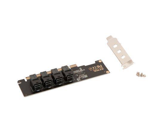 Плата расширения НП на 4 порта SATA/SAS SFF-8643 в разъем PCIe x16 / NFHK N-8643C, изображение 2
