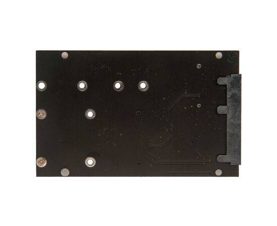 Переходник для SSD M.2 SATA / mSATA для установки в разъем 2.5 SATA3 / NFHK N-2513 Black, изображение 2