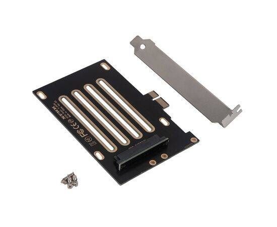 Плата расширения на 1 порт U.2 SFF-8639 на разъем PCIe x1 / NFHK N-8639C, изображение 3