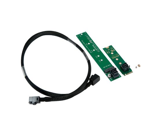 Переходник с M.2 NVMe 2280 на M.2 NVMe 22110 по интерфейсу SFF-8643 / NFHK N-8643K-A / N-8643K-B, изображение 2