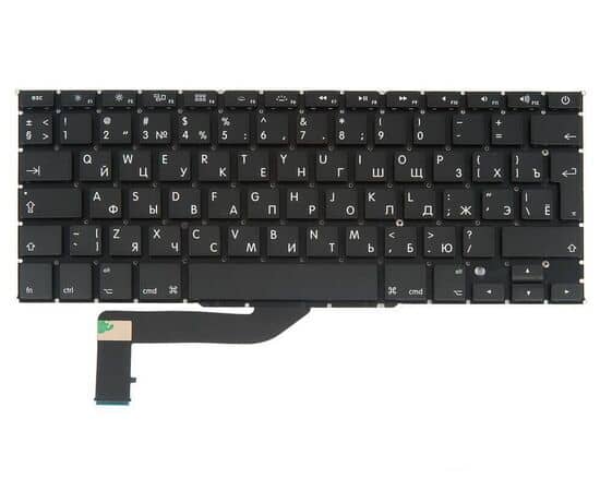 Клавиатура MacBook Pro 15 Retina A1398 Mid 2012 - Mid 2015 Г-образный Enter RUS РСТ / AA