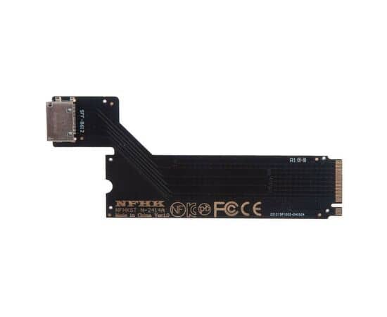 Переходник для SFF-8612 Oculink видеокарты в ноутбук Lenovo ThinkBook 14 New 2024 через M.2 NVMe eGPU / NFHK N-2414A