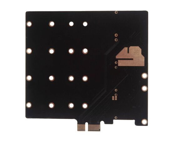 Плата расширения на 4 порта SSD M.2 SATA в разъем PCIe x1 / NFHK N-1064A, изображение 3