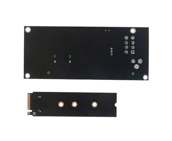 Переходник для SFF-8612 Oculink в M.2 NVMe eGPU + плата с доп питанием и разъемом PCIe x16 и SFF-8611 + кабель данных / NFHK N-8611A N-PU01, изображение 2
