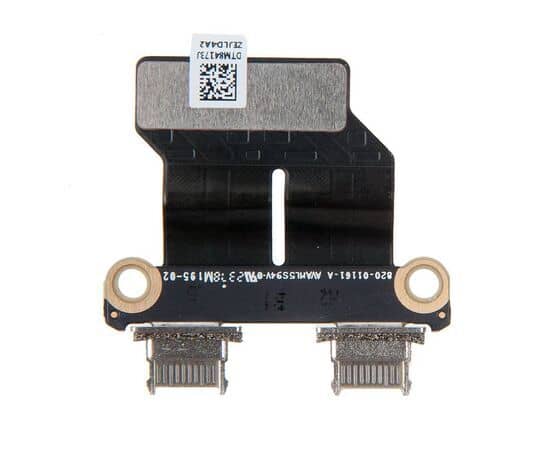 Разъемы I/O USB-C MacBook Air 13 Retina A1932 A2179 A2337 Late 2018 - Late 2020 / 820-01161 821-01658 923-02813 923-03553, изображение 2