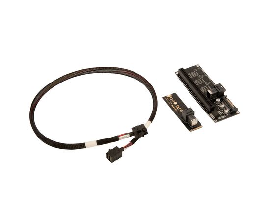 Переходник с M.2 NVMe на PCIe 4.0 16x по интерфейсу SFF-8643 / NFHK N-8643F / N-8643X