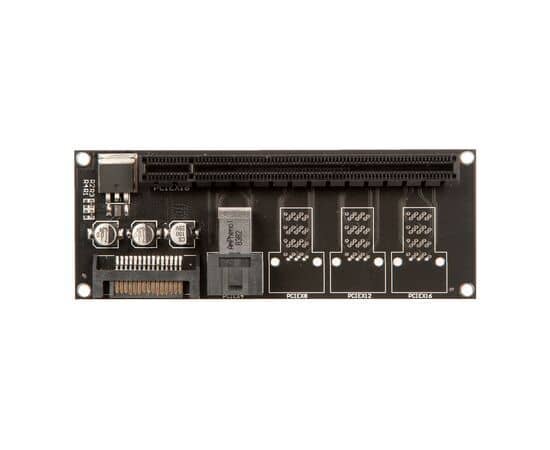 Переходник с M.2 NVMe на PCIe 4.0 16x по интерфейсу SFF-8643 / NFHK N-8643F / N-8643X, изображение 2