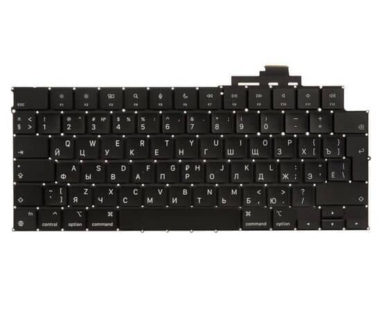 Клавиатура MacBook Air 13/15 A2681 A2941 A3113 A3114 Mid 2022 Mid 2023 Early 2024 Г-образный Enter RUS РСТ / OEM
