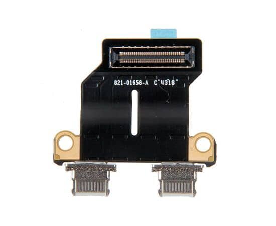 Разъемы I/O USB-C MacBook Air 13 Retina A1932 A2179 A2337 Late 2018 - Late 2020 / 820-01161 821-01658 923-02813 923-03553