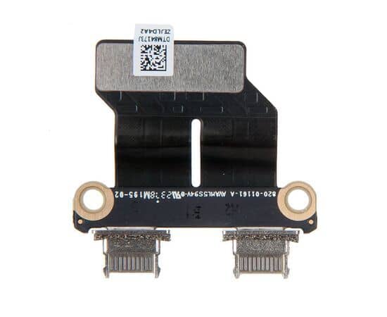Разъемы I/O USB-C MacBook Air 13 Retina A1932 A2179 A2337 Late 2018 - Late 2020 / 820-01161 821-01658 923-02813 923-03553, изображение 2