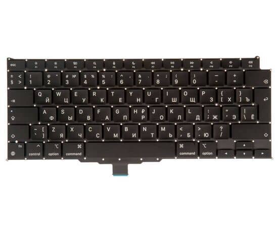 Клавиатура MacBook Air 13 Retina M1 A2337 Late 2020 Г-образный Enter RUS РСТ / OEM