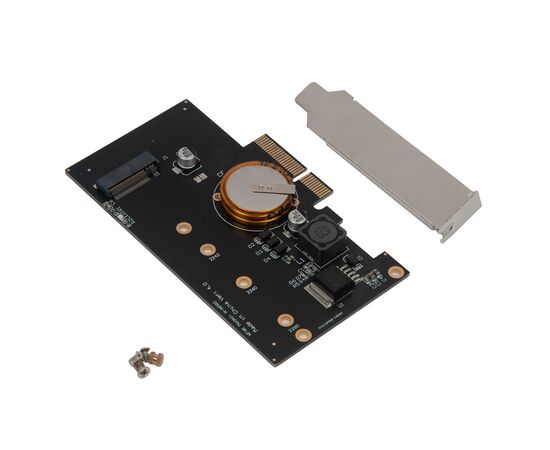Плата расширения с защитой от отключения питания для SSD M.2 NVMe в разъем PCIe x4 / NFHK N-NGFF-PRO-4U, изображение 3