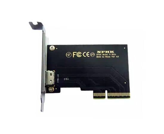 Плата расширения на 1 порт Oculink SFF-8612 в разъем PCIe x4 / NFHK W12A-2U