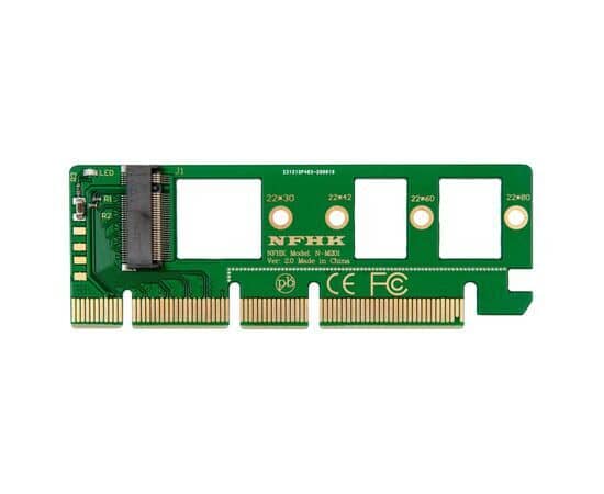 Плата расширения для SSD M.2 NVMe в разъем PCIe x16 / NFHK N-M201-G