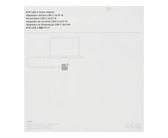 Блок питания для MacBook Pro 13 Retina 61W USB-C / BOX Orig, изображение 3