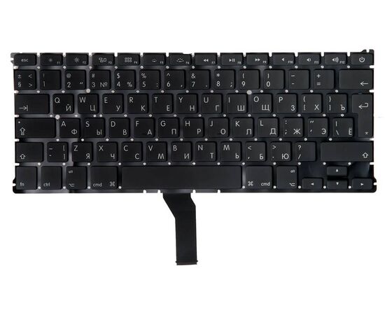 Клавиатура MacBook Air 13 A1369 A1466 Mid 2011 - Mid 2017 Г-образный Enter RUS РСТ / AAA