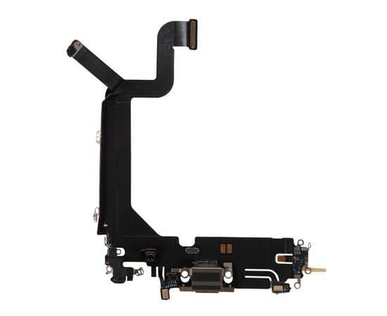 Шлейф зарядки нижний iPhone 14 Pro Max золото / 821-03832-04 / разбор