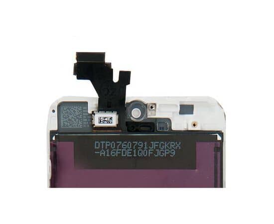 Дисплей в сборе iPhone 5 / переклей (Refurbished) / белый, изображение 4