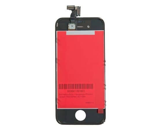 Дисплей в сборе iPhone 4 / переклей (Refurbished) / черный, изображение 4