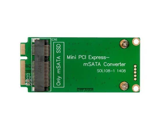Переходник для SSD mSATA для установки в разъем miniPCIe / NFHK N-ASUS