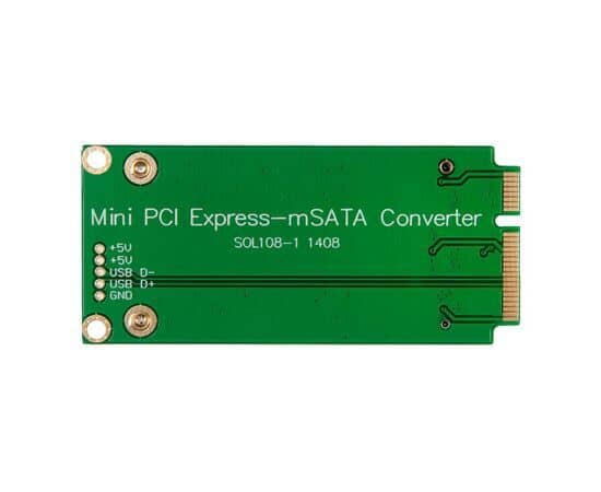 Переходник для SSD mSATA для установки в разъем miniPCIe / NFHK N-ASUS, изображение 2