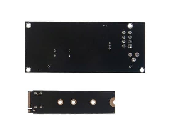 Переходник для SFF-8612 Oculink в M.2 NVMe eGPU + плата с доп питанием и разъемом PCIe x16 и SFF-8611 + кабель данных / NFHK N-8611C N-PU01, изображение 2