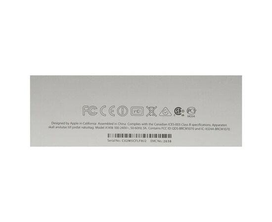 Блок корпуса iMac 21.5 A1418 Late 2012 Late 2013 EMC 2638 923-0449 923-0265 Б/У, изображение 4