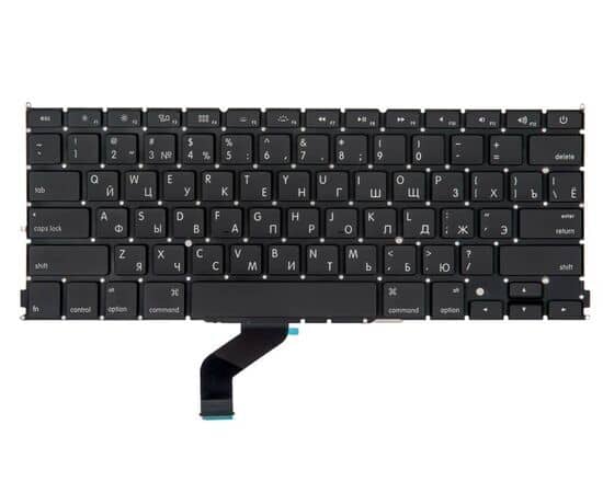 Клавиатура MacBook Pro 13 Retina A1425 Late 2012 Early 2013 прямой Enter RUS РСТ / AAA