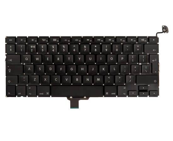 Клавиатура MacBook Pro 13 A1278 Late 2008 - Mid 2012 Г-образный Enter UK / AA