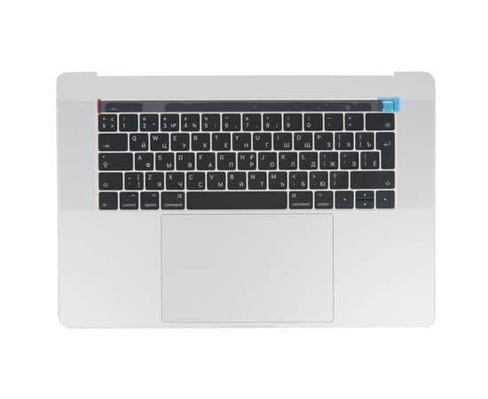 Топкейс с клавиатурой RUS РСТ трекпадом и АКБ A1820 MacBook Pro 15 Retina A1707 Silver 661-06378 / AASP